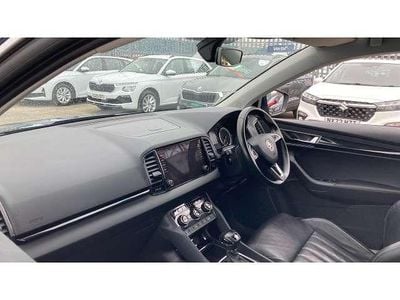 Used Skoda Karoq SE L 150 HP (110 kW) 2018 Blue SUV