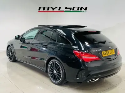 Used Mercedes CLA200 Shooting Brake AMG line 156 HP (114 kW) 2018 Black Estate