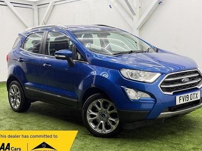 Blue Used 2019 Ford Ecosport Titanium SUV | £10,695 (Fair price)