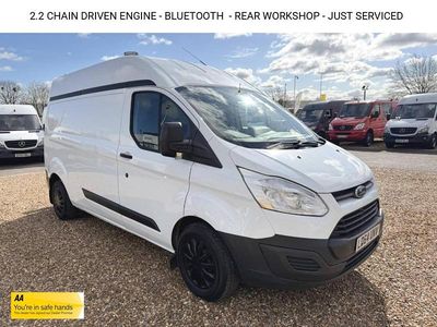 Used Ford Transit Custom 100 HP (73 kW) 2014 White Van