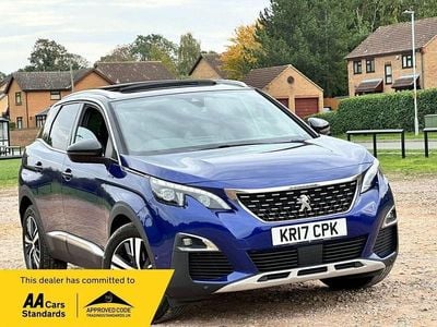 Used Peugeot 3008 GT-line 2017 Blue Hatchback