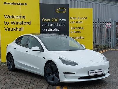White Used 2021 Tesla Model 3 Long Range AWD Sedan | £20,498 (Fair price)