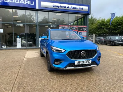 Used MG ZS Exclusive 106 HP (77 kW) 2021 Blue SUV