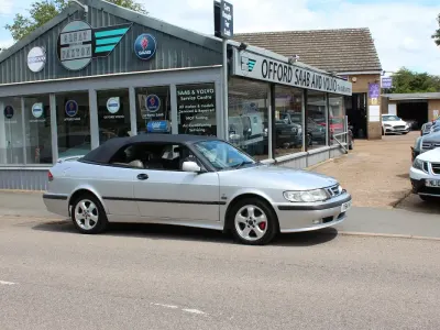 Used Saab 9-3 185 HP (136 kW) 2001 Silver Cabriolet