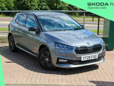 Used Skoda Fabia Design Edition 113 HP (83 kW) 2025 Graphite grey metallic black magic pearl effect Hatchback