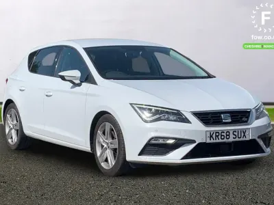 Used Seat Leon FR 150 HP (110 kW) 2018 White Hatchback
