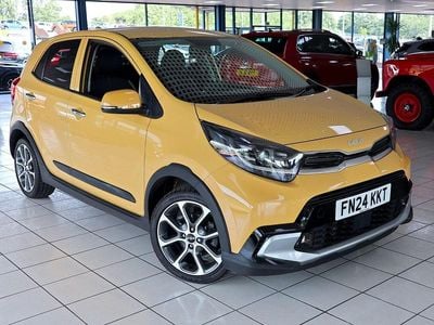 Used Kia Picanto X-Line 2024 Yellow Hatchback