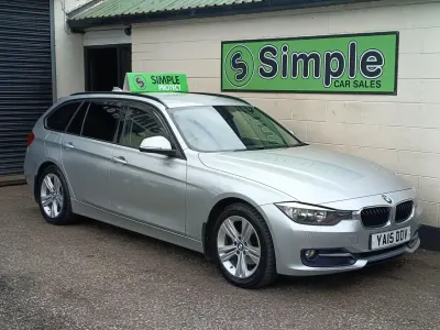 Begagnad BMW 320 Sport Line 2015 Silver Kombi