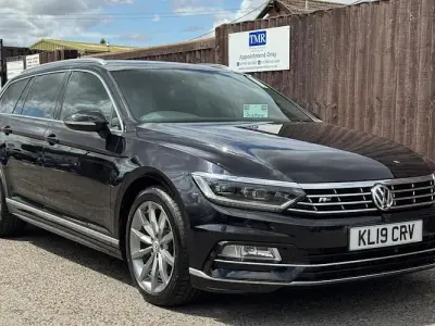 Used VW Passat R-line 150 HP (110 kW) 2019 Black Estate