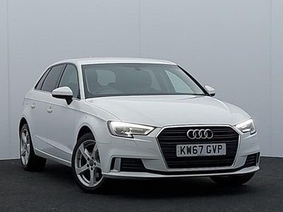 Used Audi A3 Sport 115 HP (84 kW) 2018 White Sedan