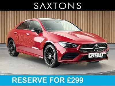 Used Mercedes CLA250e AMG line 2022 Red Coupe