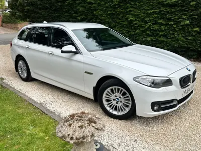 Begagnad BMW 520 190 HK (139 kW) 2015 Vit Kombi