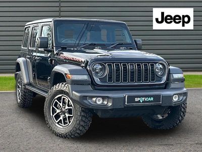 Black Used 2025 Jeep Wrangler Rubicon SUV | £52,290 (Expensive)