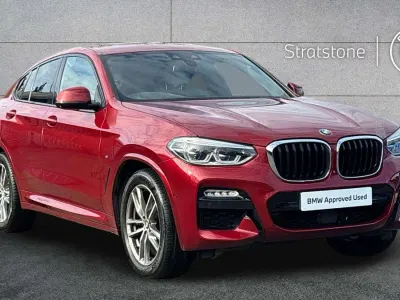 Used BMW X4 M Sport 190 HP (139 kW) 2018 Red SUV