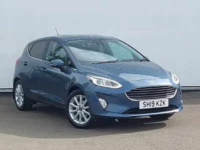 Usado Ford Fiesta Titanium X 125 HP (91 kW) 2019 Azul Citadino