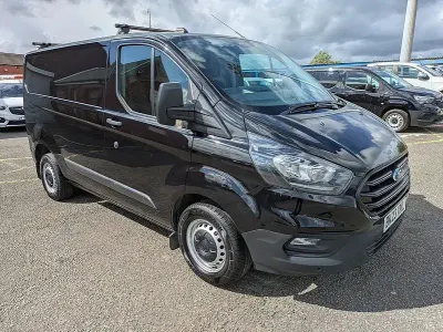 Used Ford Transit Custom 130 HP (95 kW) 2023 Black Van