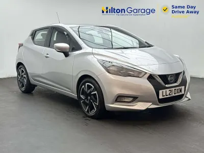 Used Nissan Micra Acenta 92 HP (67 kW) 2021 Silver Hatchback