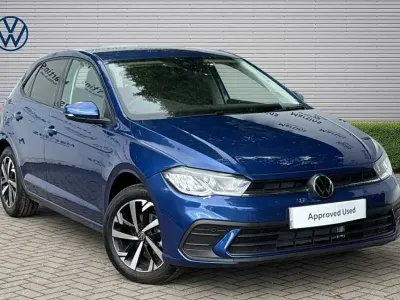 New VW Polo Match 94 HP (69 kW) 2026 Blue Hatchback