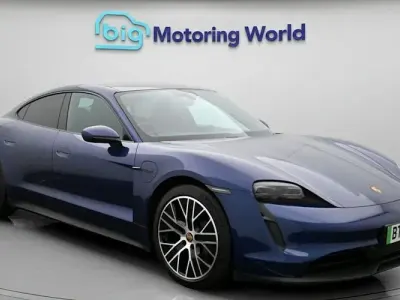 Used Porsche Taycan Performance Package 350 kW (476 HP) 2022 Blue Sedan