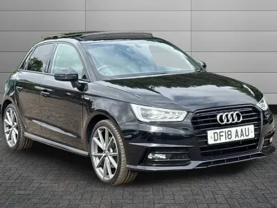 Used Audi A1 Sportback Black Edition 123 HP (90 kW) 2018 Mythos black Hatchback