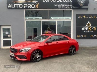 Used Mercedes CLA200 AMG line 136 HP (100 kW) 2017 Red Sedan