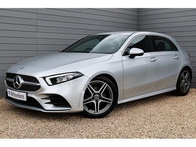 Used Mercedes A200 AMG line 2018 Silver Hatchback
