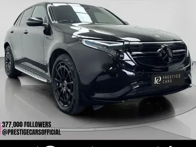 Used Mercedes EQC400 AMG line 300 kW (408 HP) 2023 Black SUV
