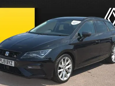 Used Seat Leon FR Sport 150 HP (110 kW) 2019 Black Estate