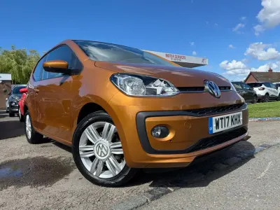 Used VW up! high up! 75 HP (55 kW) 2017 Gold Hatchback