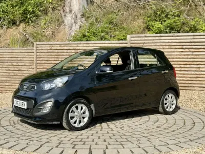 Used Kia Picanto 84 HP (61 kW) 2014 Black Hatchback
