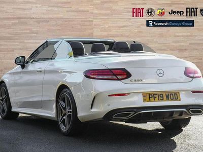 White Used 2019 Mercedes C220 AMG line Cabriolet | £17,196 (Good price)