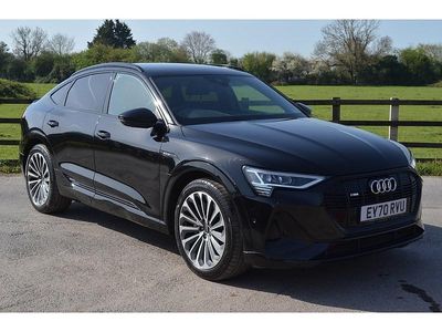 Used Audi e-tron S-Line 300 kW (408 HP) 2020 Black SUV