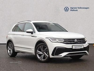 White Used 2023 VW Tiguan R-line Edition SUV | £24,750 (Fair price)