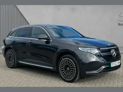 Used Mercedes EQC400 AMG Line Premium 300 kW (408 HP) 2022 Metallic paint graphite grey SUV