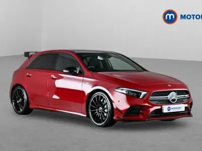 Used Mercedes A35 AMG Premium Plus 306 HP (225 kW) 2022 Red Hatchback