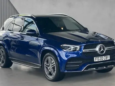 Used Mercedes GLE300 AMG Line Premium 245 HP (180 kW) 2020 Blue SUV