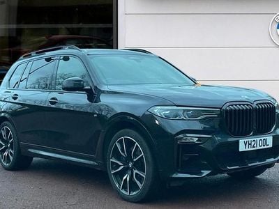 Black Used 2021 BMW X7 M Sport SUV | £57,800 (Fair price)