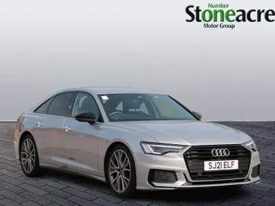 Used Audi A6 Black Edition 204 HP (150 kW) 2021 Silver Sedan