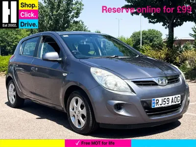 Used Hyundai i20 Comfort 101 HP (74 kW) 2009 Grey Hatchback