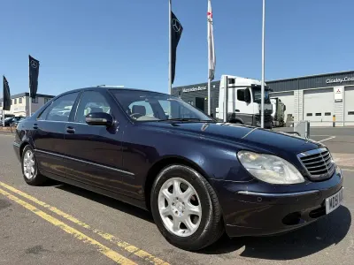 Used Mercedes S500L 297 HP (218 kW) 2001 Blue Sedan
