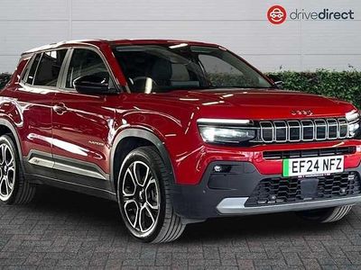 Red Used 2024 Jeep Avenger Summit SUV | £16,848 (Fair price)