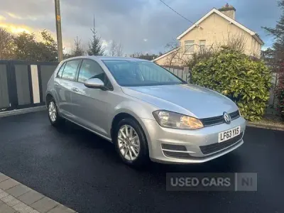 Used VW Golf VII S 105 HP (77 kW) 2013 Silver Hatchback