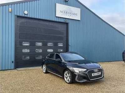 Used Audi A3 S-Line 110 HP (80 kW) 2023 Black Sedan