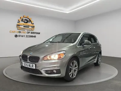 Begagnad BMW 218 Luxury Line 2015 Silver Halvkombi