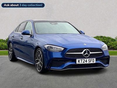 Blue Used 2024 Mercedes C200 AMG Line Premium Plus Sedan | £33,699