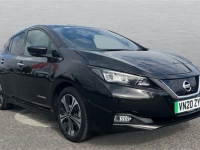 Pearl black Used 2020 Nissan Leaf Tekna Hatchback | £10,039 (Fair price)