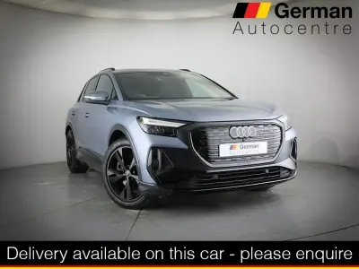 Second-hand Audi Q4 e-tron S-Line 219 kW (299 CP) 2022 Albastru SUV