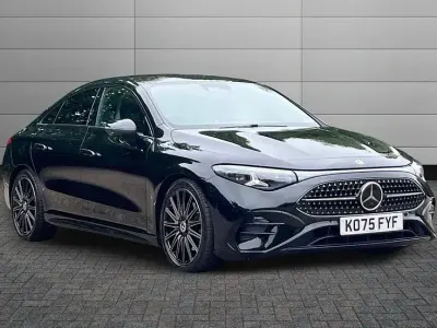 Used Mercedes CLA200 AMG Line Premium Plus 161 HP (118 kW) 2026 Cosmos black Sedan