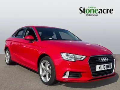 Used Audi A3 Sport 116 HP (85 kW) 2019 Red Sedan