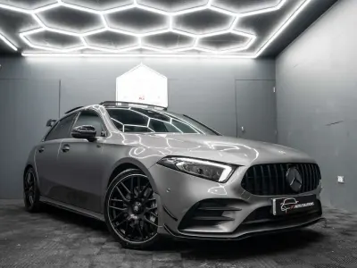 Begagnad Mercedes A35 AMG Premium Plus 2021 Grå Halvkombi